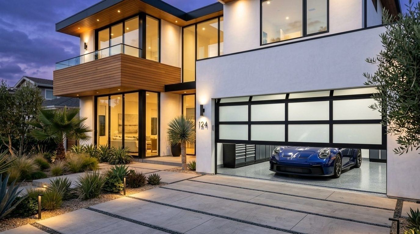 Gagnon Garage Doors Repairs Overhead Garage Door Gliding Open in San Fernando, CA